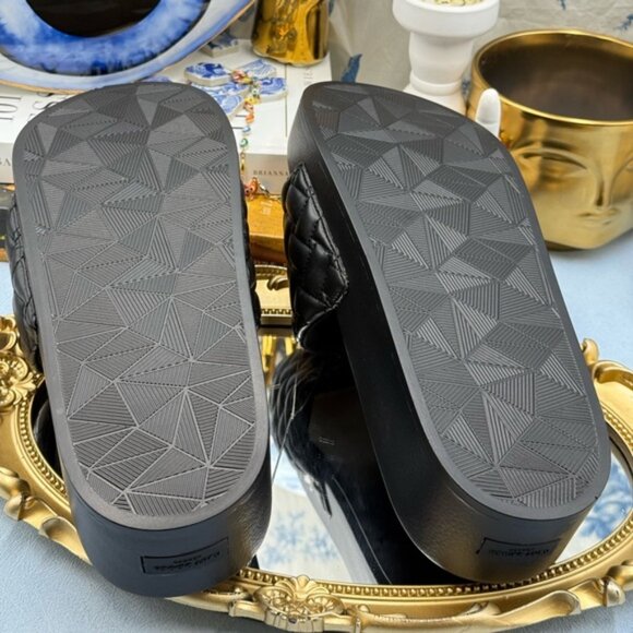 🆕 KURT GEIGER LONDON 🧿 NWOB Meena Eagle Platform Slides Sz EU 40 US 9 - Picture 14 of 15